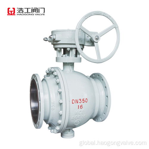 WCB Trunnion Mounted Ball Valve Trunnion mounted Ball Valve DN350 PN16 WCB Supplier